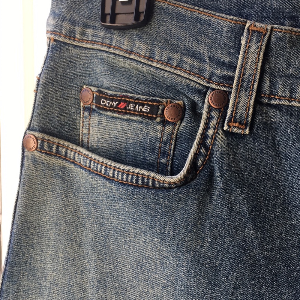 Blue denim DKNY stretch jeans